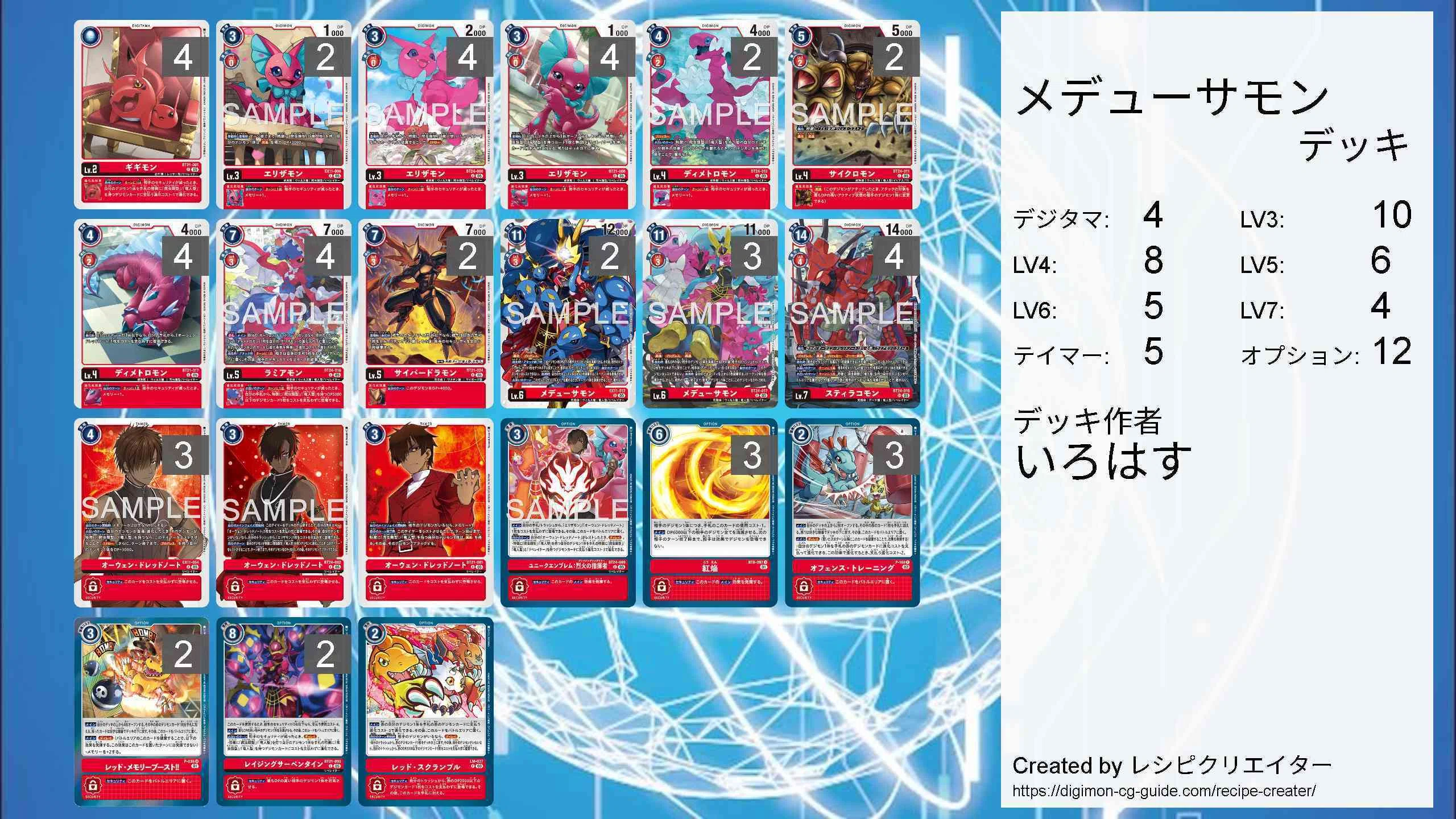メデューサモンデッキ｜いろはす