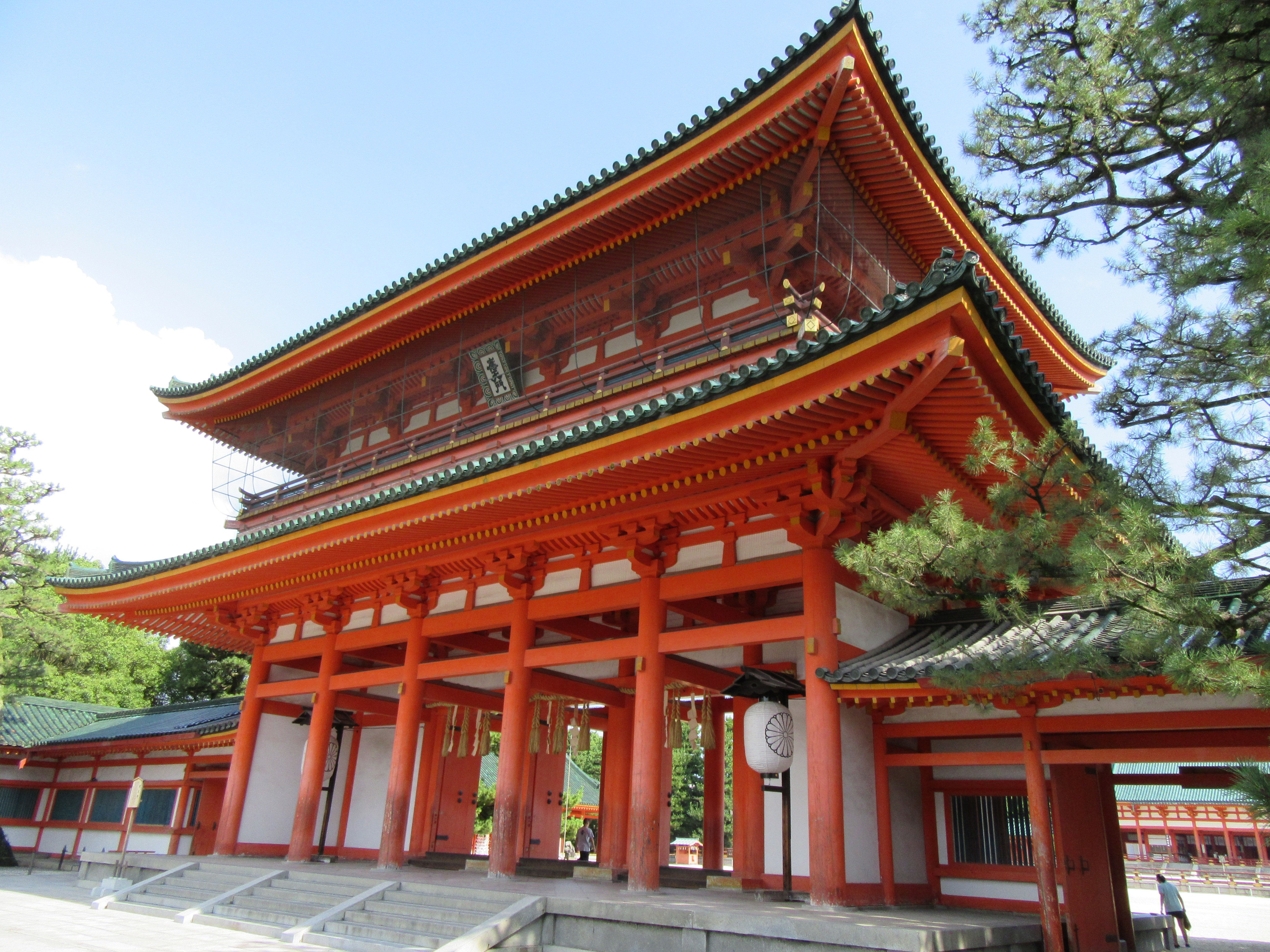 平安神宮での寺院巡り