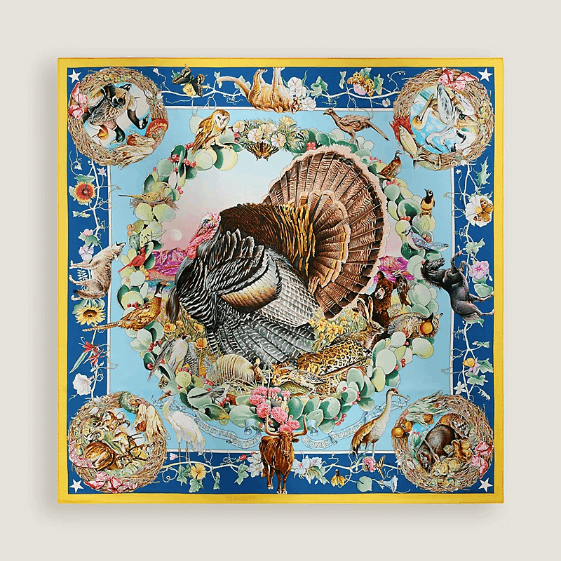 エルメスのスカーフをデザインした唯一のアメリカ人。 カーミット