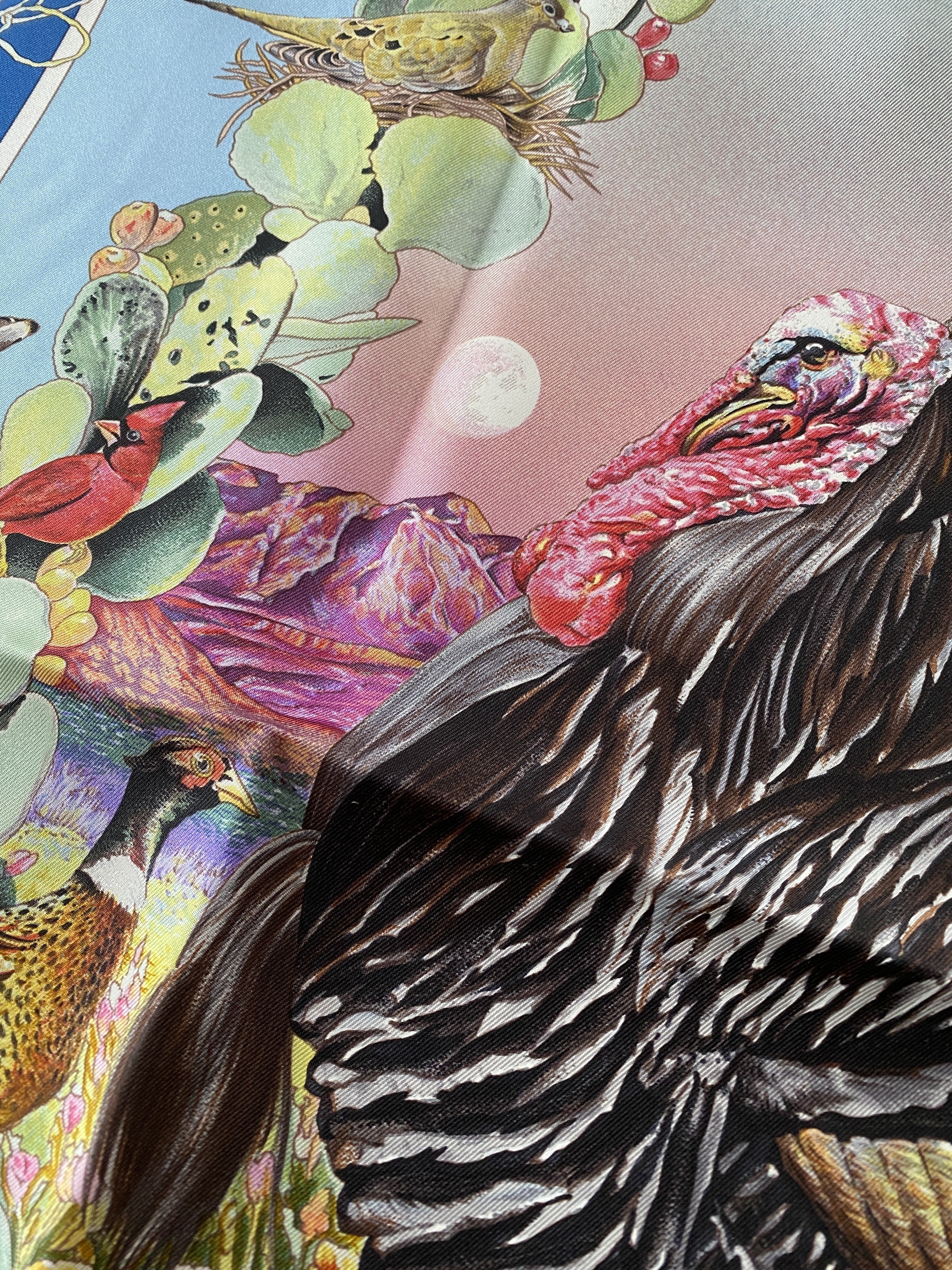 エルメスのスカーフをデザインした唯一のアメリカ人。 カーミット