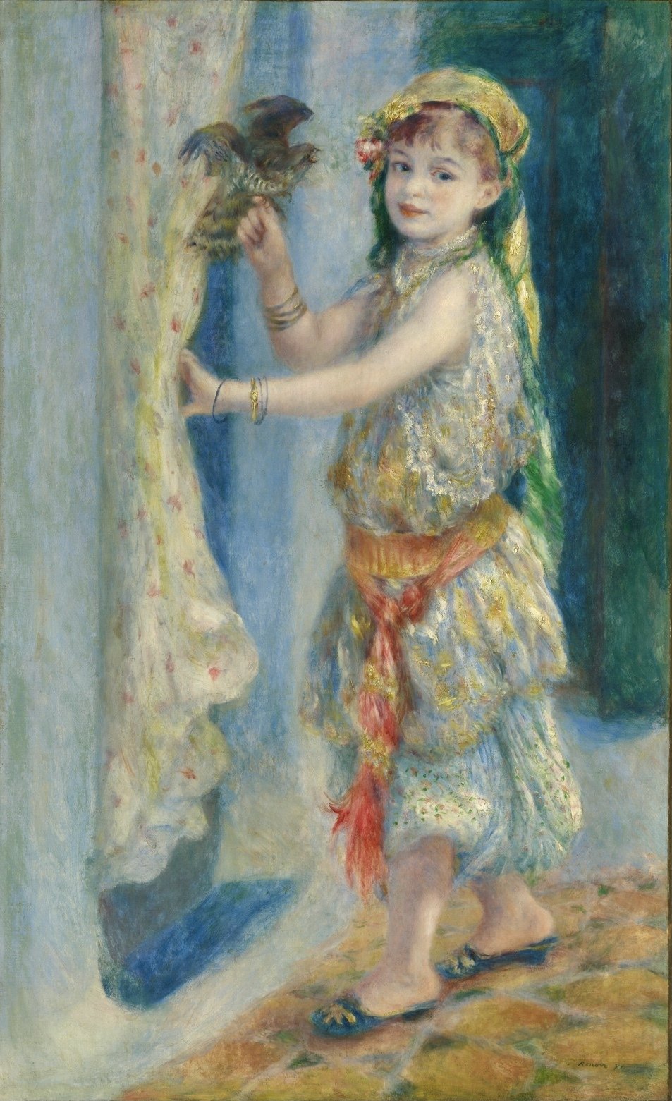 10月17日生まれ｜ルノワール《鷹を持つ少女》が語るリーダー｜一凛