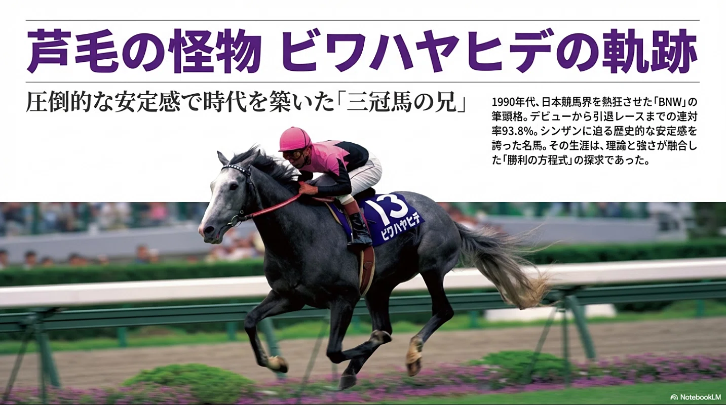 競馬・雑誌・ナリタブライアン・ビワハヤヒデ Understand in 3 minutes] Biwa Hayahide: Sheds Off His XX and