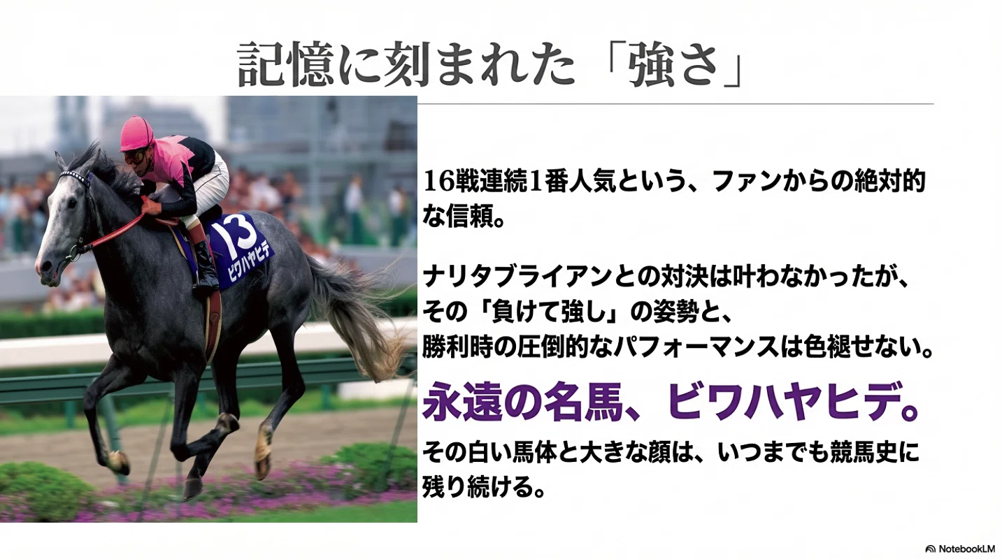 芦毛の怪物・ビワハヤヒデの軌跡｜ハサミおじさん