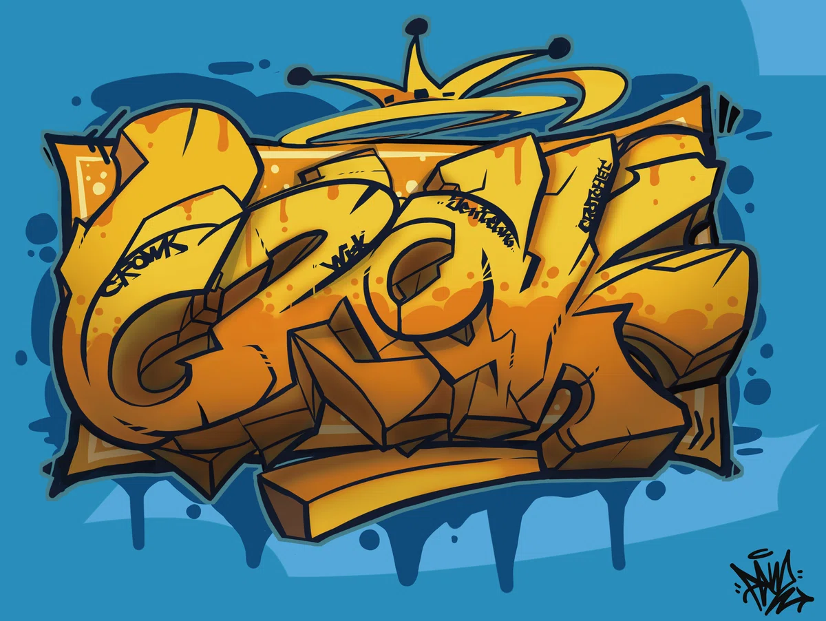 Notes Graphiti CROWK Graffiti Contest Application Guidelines|黒有倶合同会社人事部