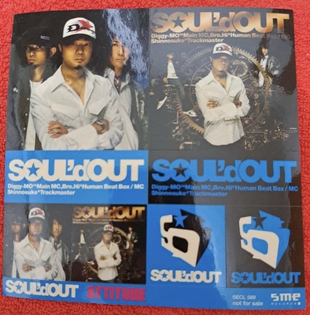 SOUL'd OUT 歴代ステッカー・シール｜こたりゅー