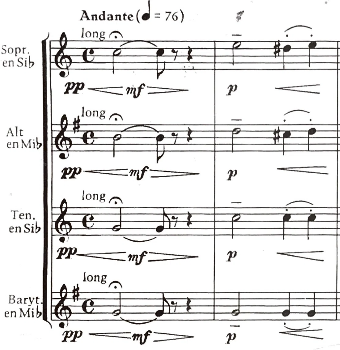 J-B.サンジュレー《四重奏曲第1番 作品53》― 1858年Adolphe Sax版（全