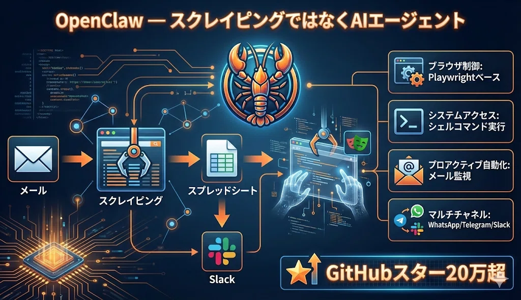 【実践】OpenClaw × Google Apps Scriptで業務自動化｜メール監視からSlack通知まで20分で構築｜やすだ.dev@毎日投稿