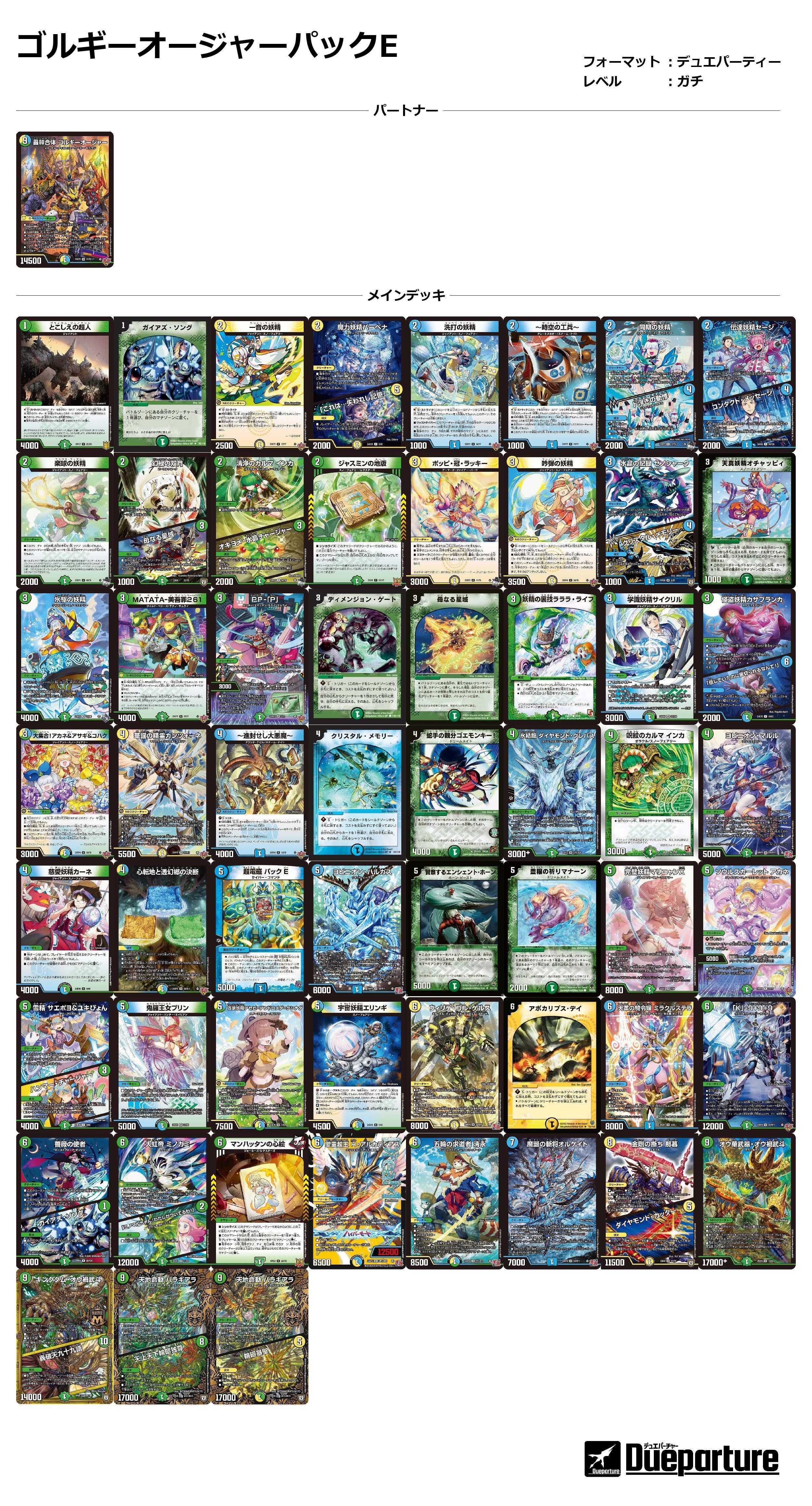 デュエパ】パックEゴルギーオージャー更新&ファンフェス振り返り