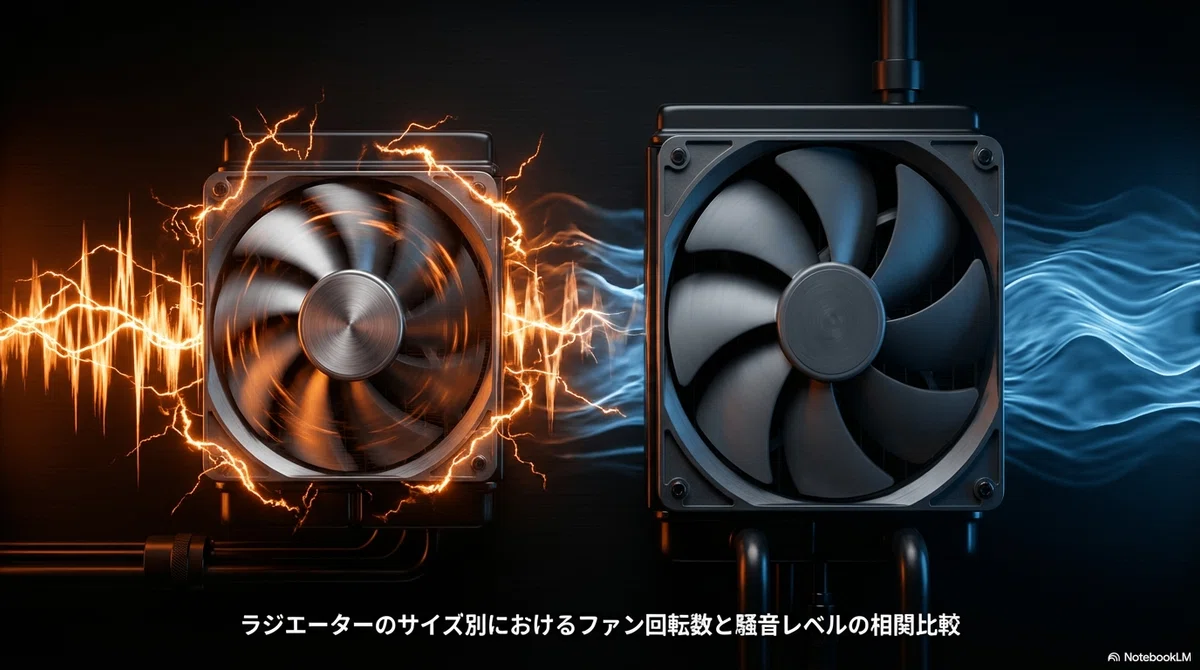 簡易水冷の240mmと360mmを比較して判明した最新CPUを冷やすための最適