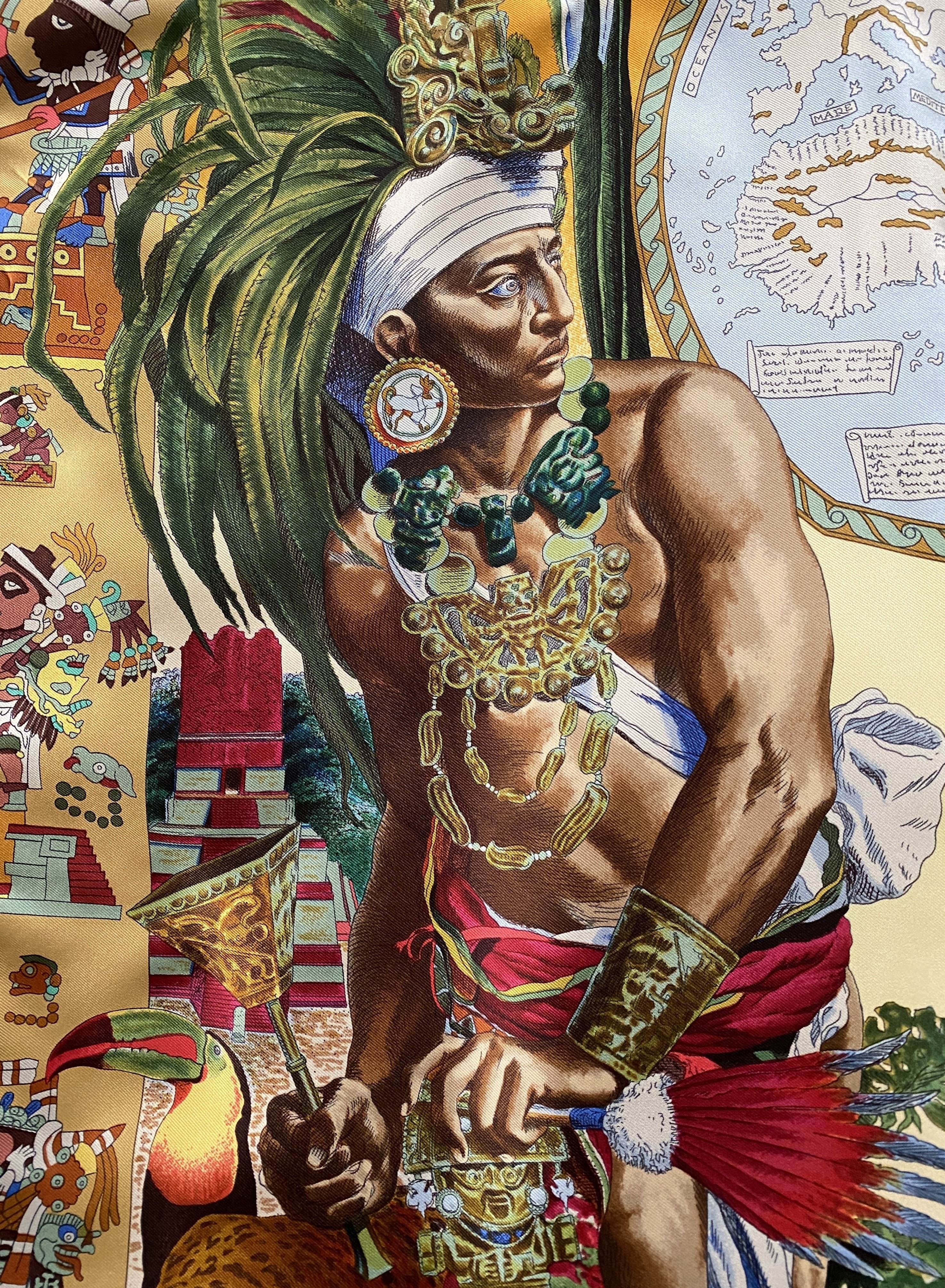 エルメスのスカーフをデザインした唯一のアメリカ人。 カーミット