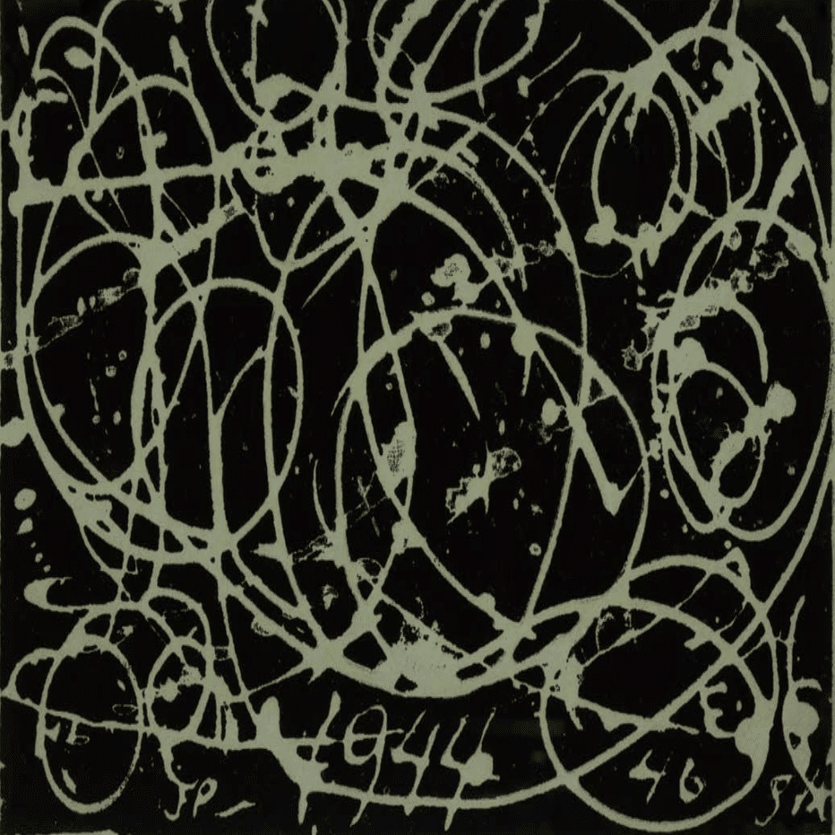 ジャクソン・ポロック（Jackson Pollock）】 版画作品（シルク