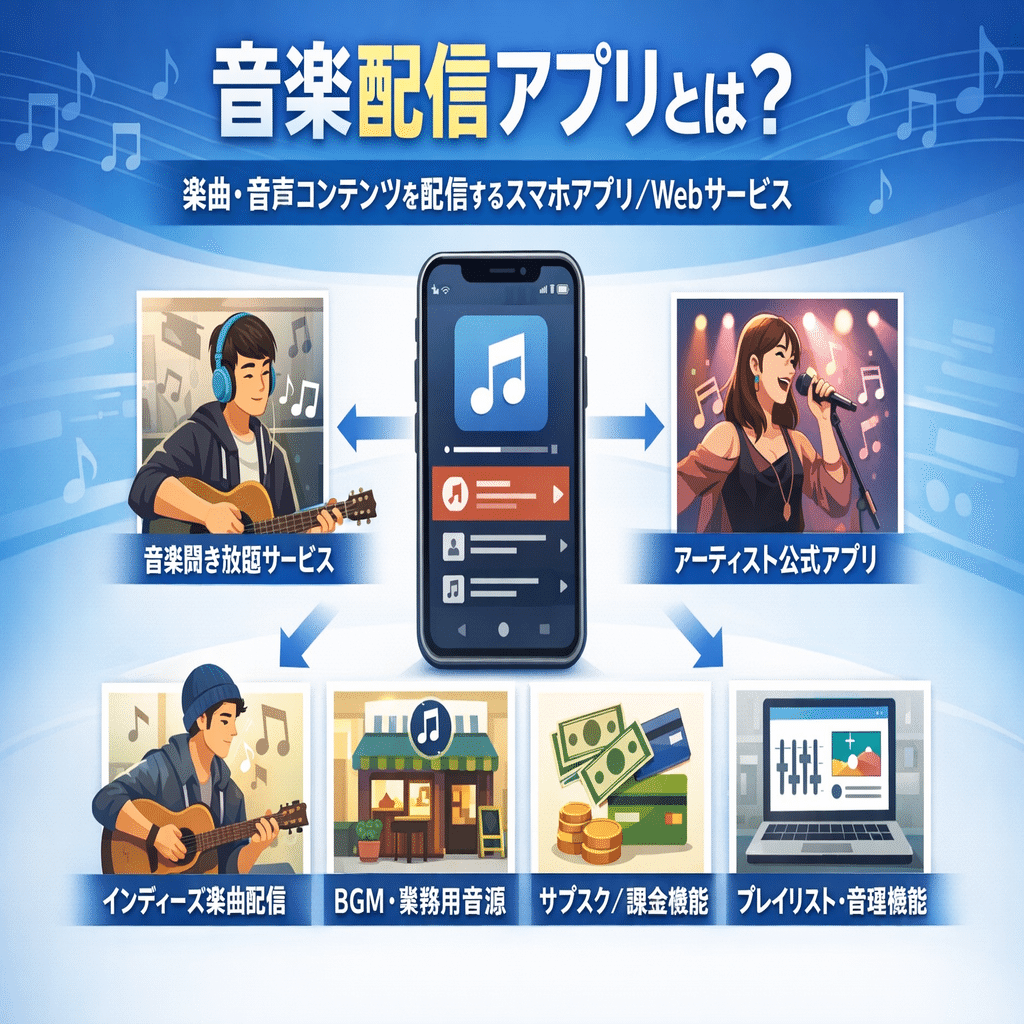 音楽配信アプリの開発方法や立ち上げプロセスとは？～進め方のポイント