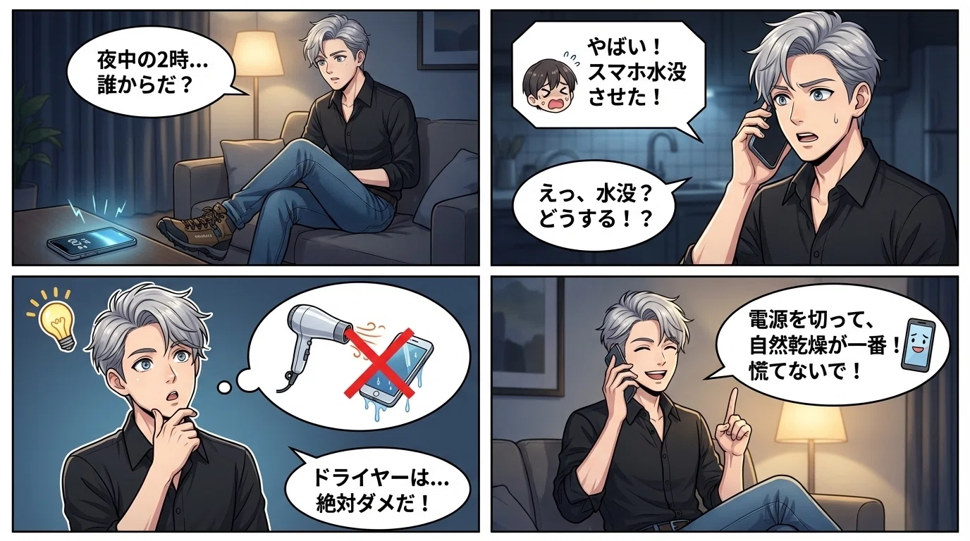 水没スマホ、絶対にやってはいけない「よかれと思った」応急処置|HIROKI 水没スマホ、絶対にやってはいけない「よかれと思った」応急処置|HIROKI
