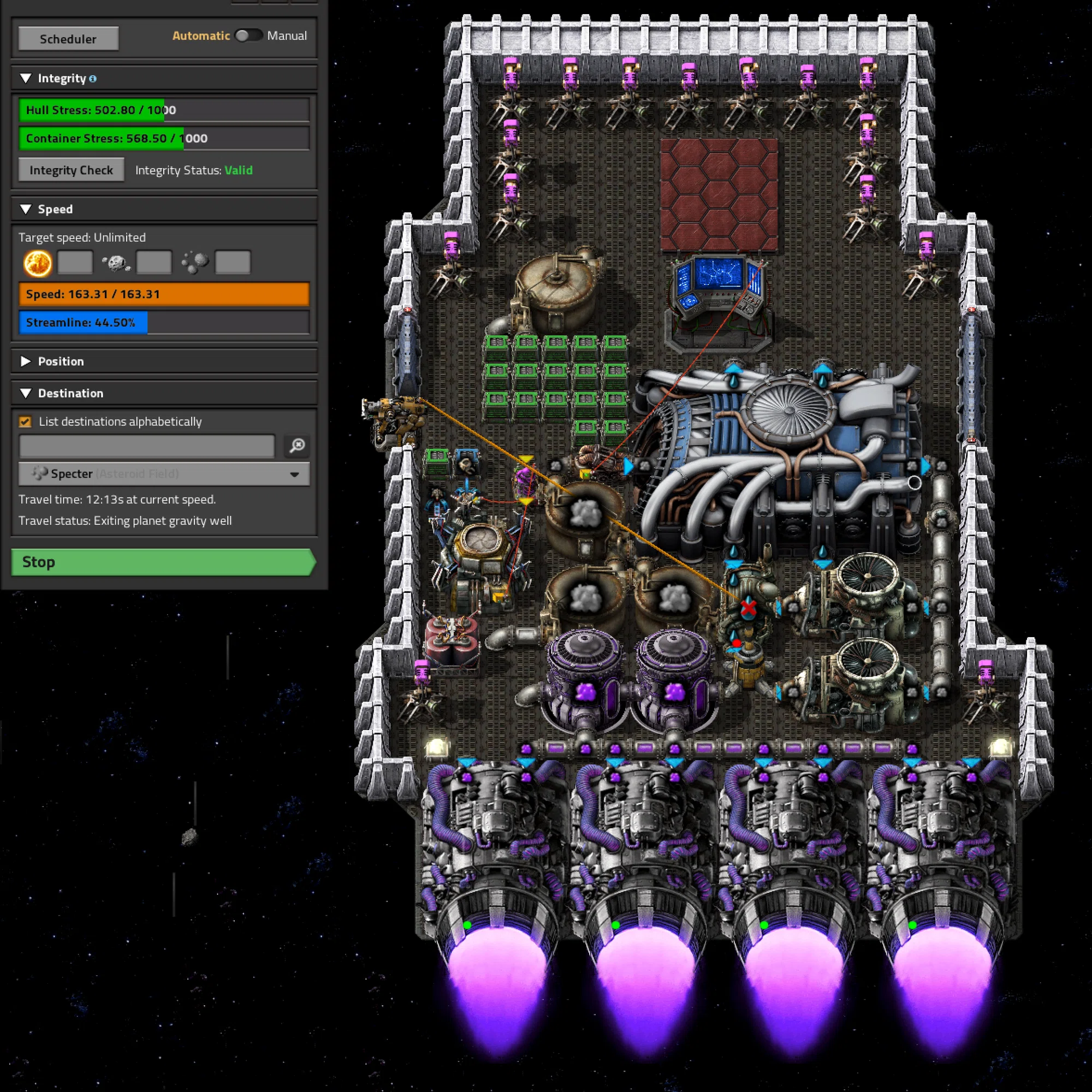 蒸気宇宙船ページ SE 587h: 反物質エンジン宇宙船の就航｜lazy_kojocho