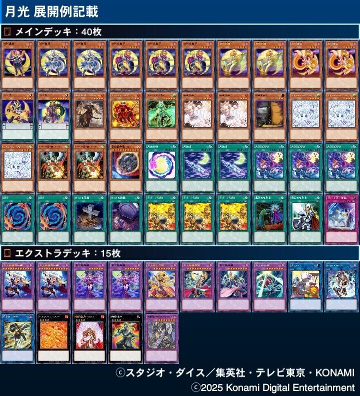 遊戯王 月光(ムーンライト) 展開｜寛大