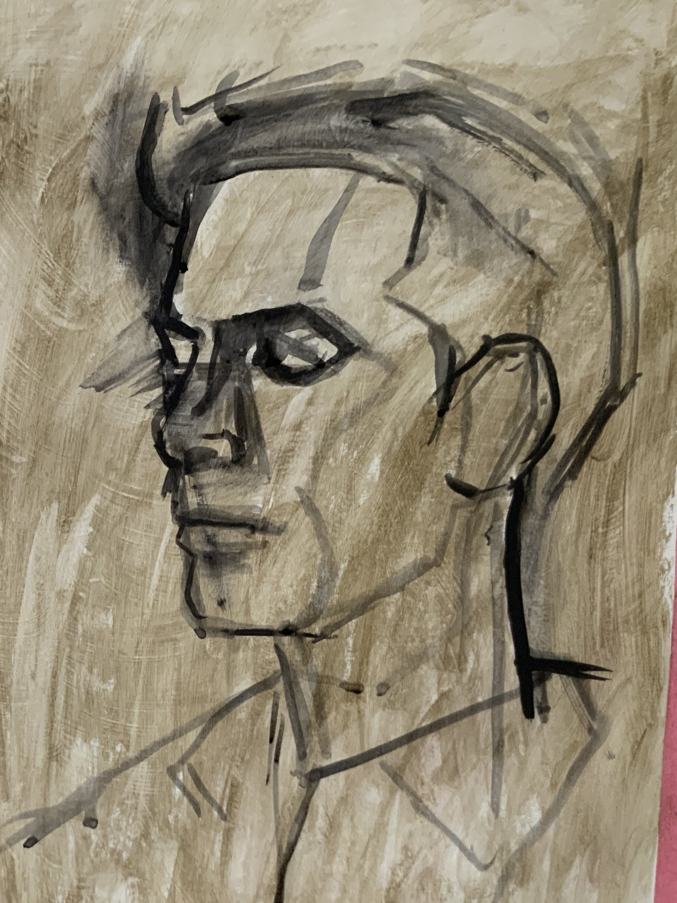 油絵 no.53 リアズー3色のみで描く｜なお