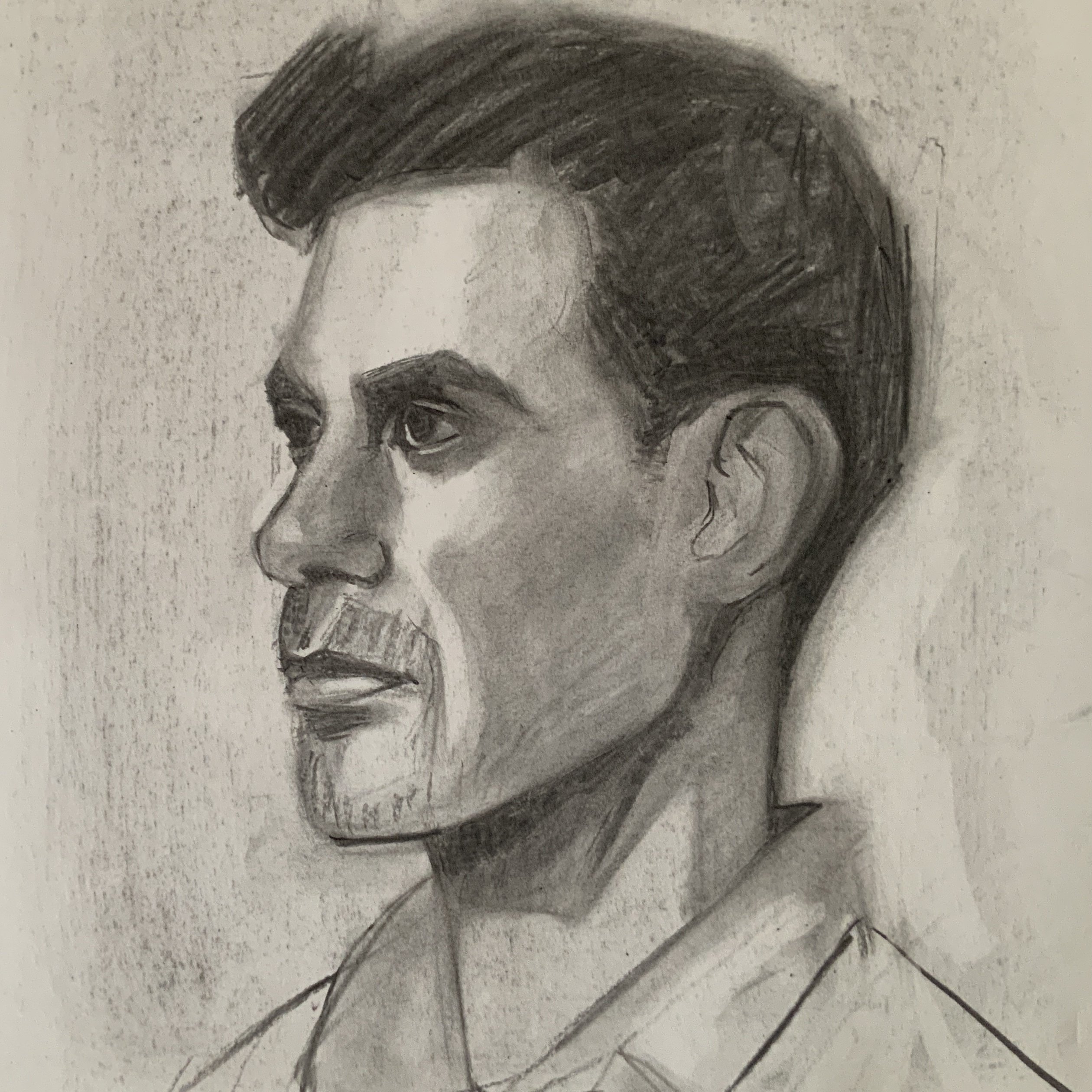 油絵 no.53 リアズー3色のみで描く｜なお