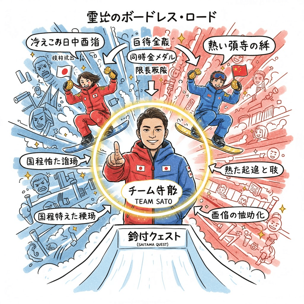 佐藤康弘（さとうやすひろ）伝説のスノボコーチ。教え子の深田茉莉と