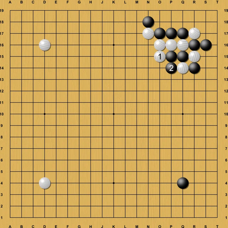 小目の大ゲイマジマリ定石の反発型解析【定石】｜okao囲碁戦術図鑑
