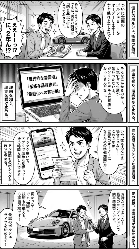 完全保存版】ポルシェ納車までの期間はどのくらい？オーダーから 