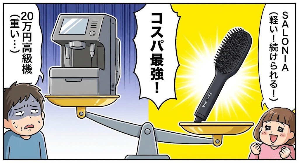 実録】20万円の高級美顔器を諦めた私が、2万円台のサロニアで「鏡を