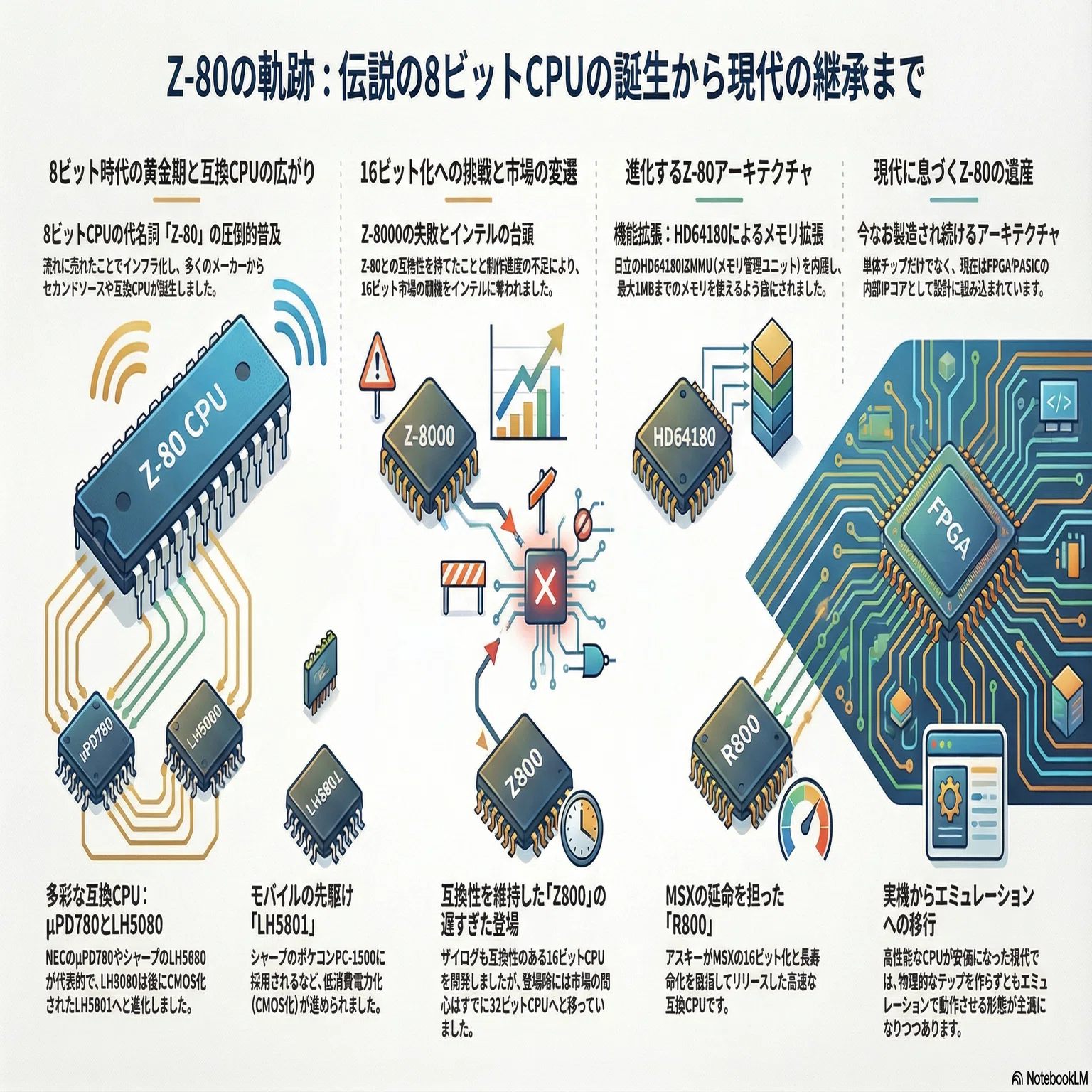 8/16まで取り置き Z-80のその後 - まだ現役の8ビットCPU｜kzn