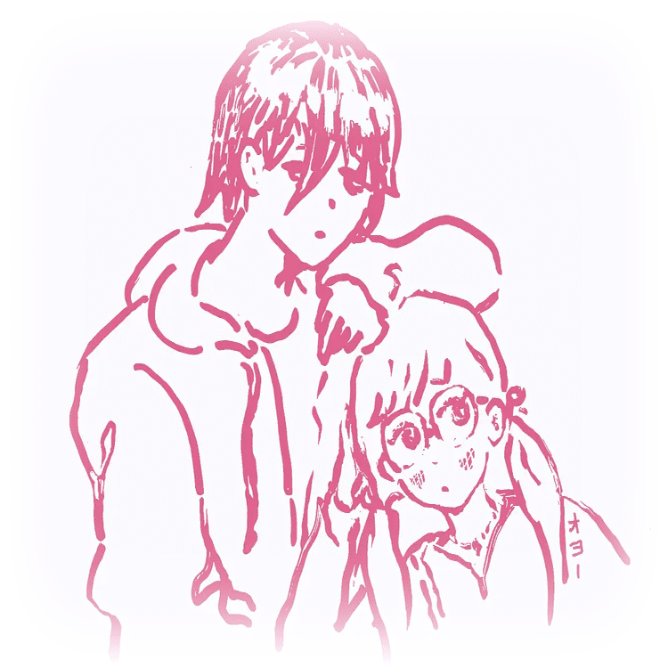 手描きイラスト】 練習35｜オヨー