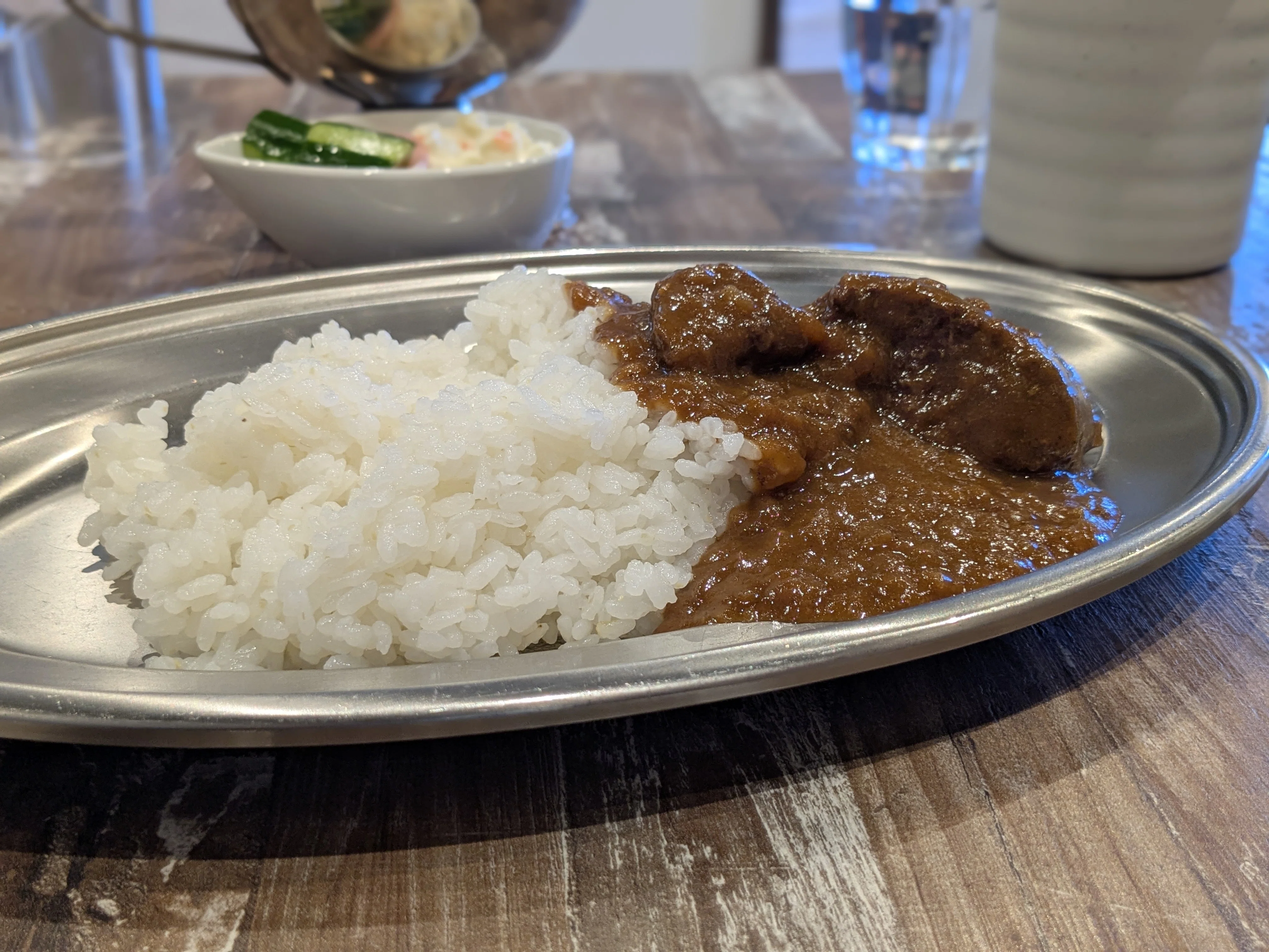 カレーライス@かれいや 中尾食堂(愛知県名古屋市)｜バババイン