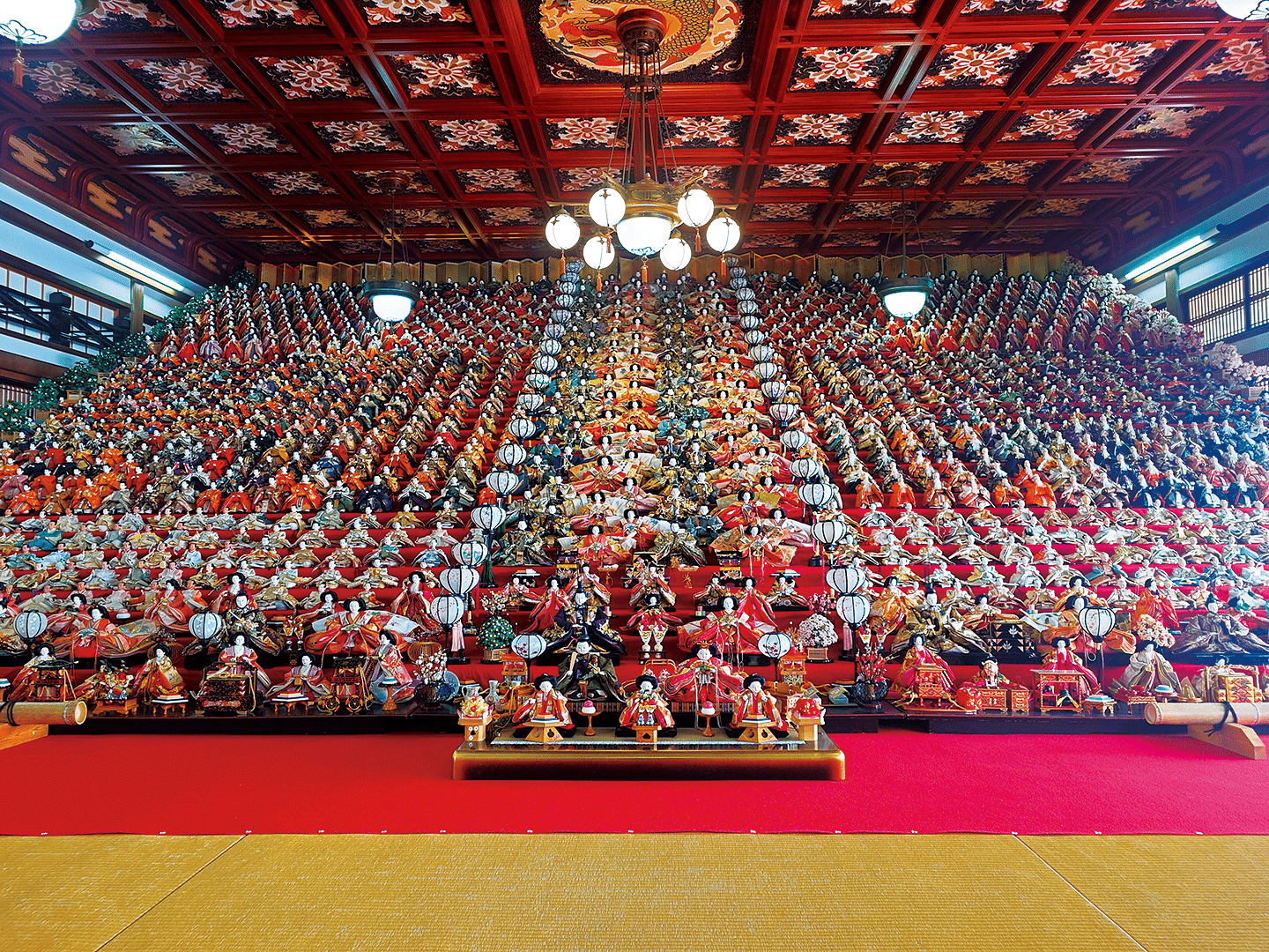 可睡斎ひなまつり］圧倒される日本最大級の巨大ひな壇（〜3/31