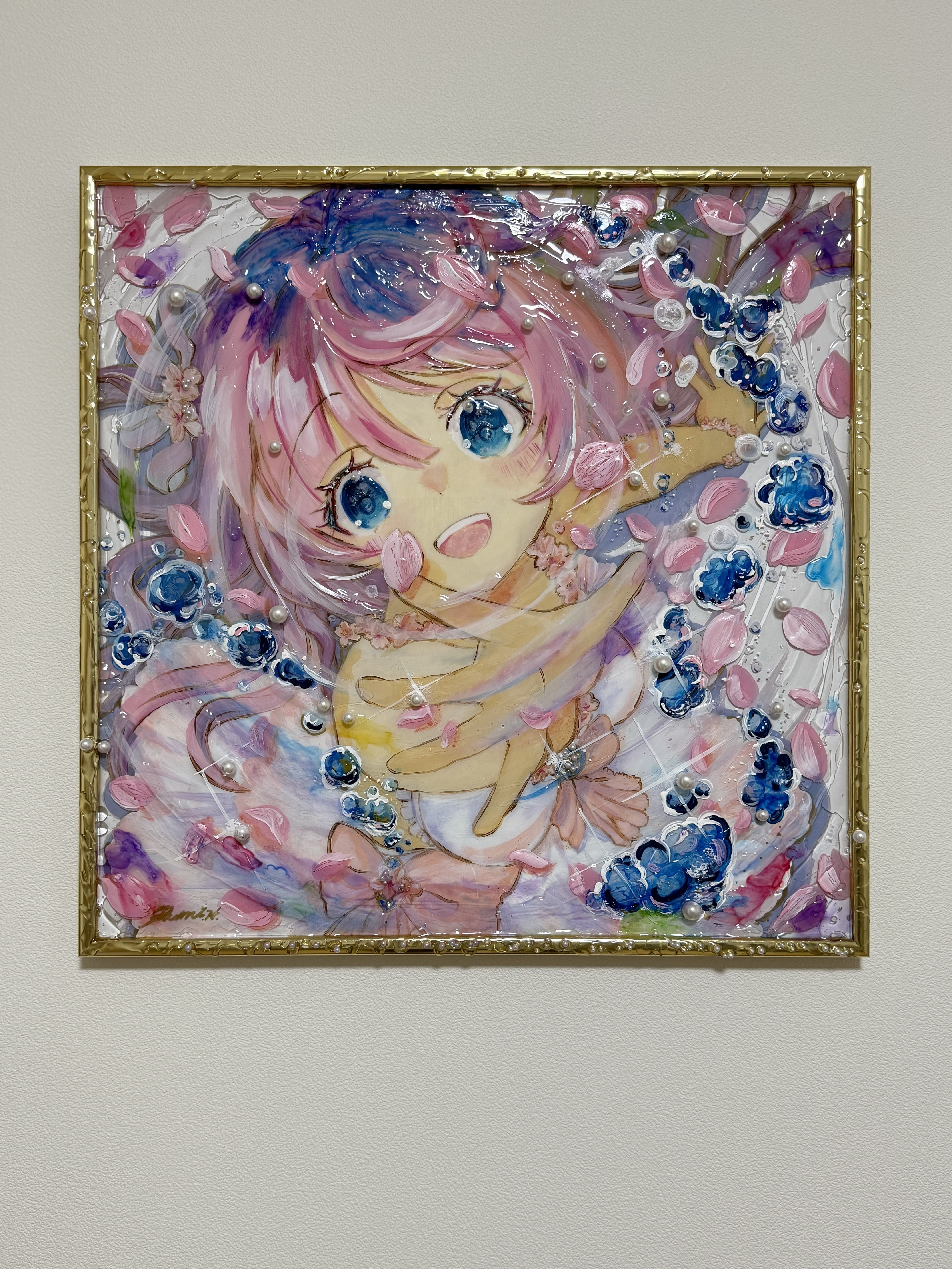 水中桜香」を展示します｜上野の森美術館 2/20〜2/24｜仲春瑠美