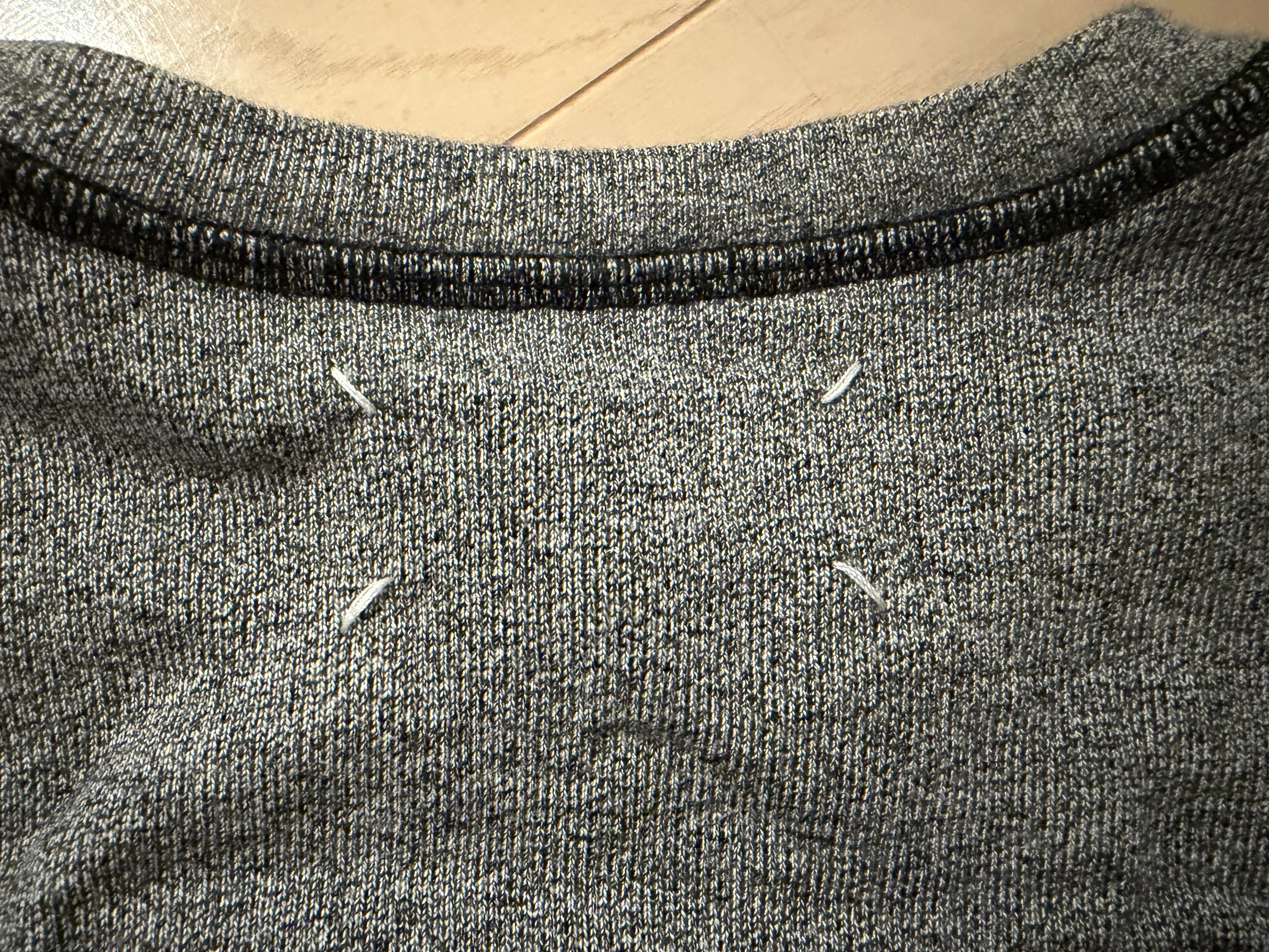 15SS Maison Martin Margiela 14 エルボーパッチスウェット｜YUKI