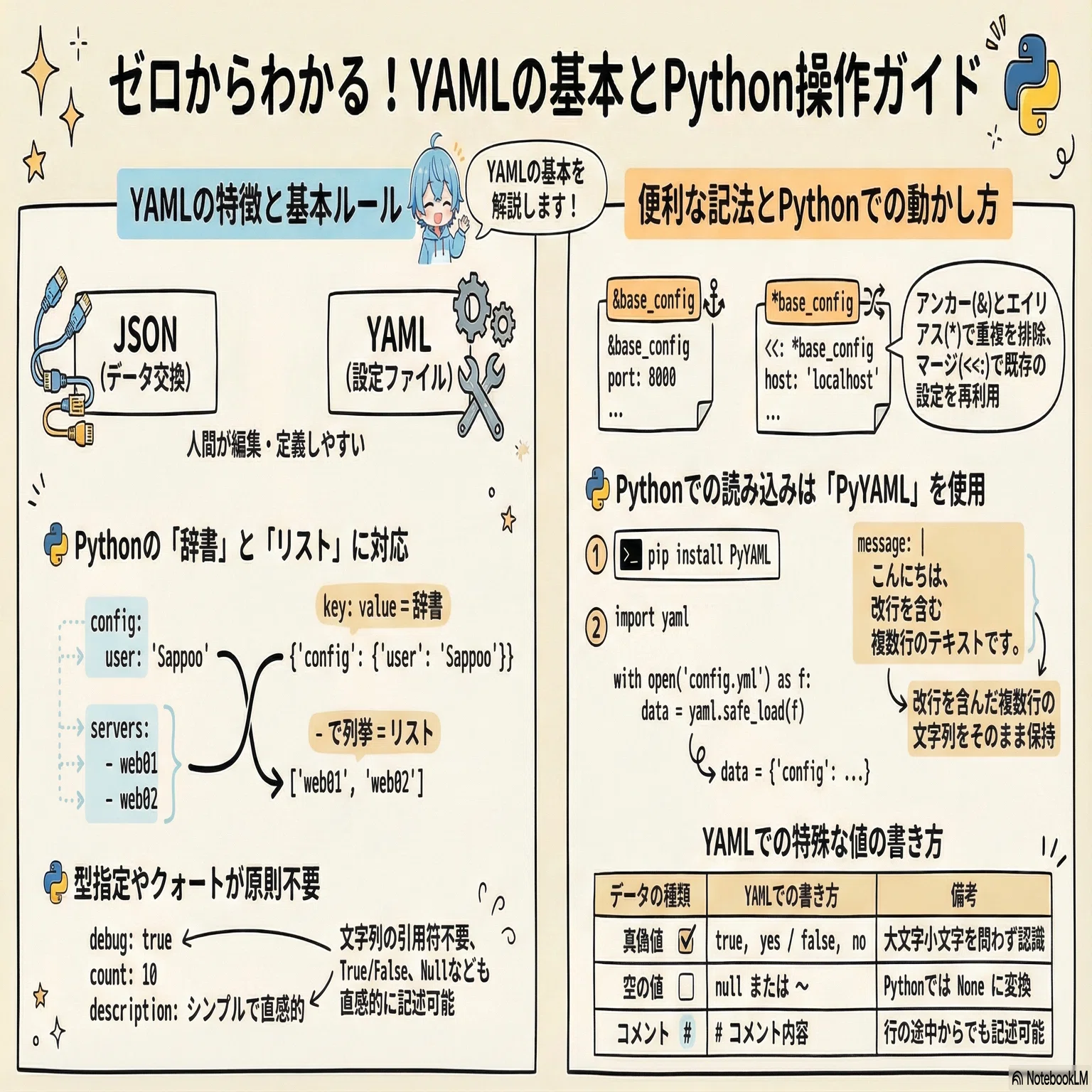 .YS【プロフィール要確認】専用 Pythonサイト要約_サプーYT_【エンジニア必見】設定ファイルにYAMLが