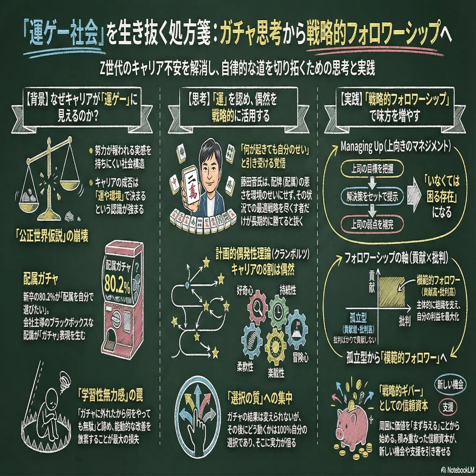 運ゲー社会」に生きるZ世代が実践すべき生存戦略 ーガチャ思考から戦略