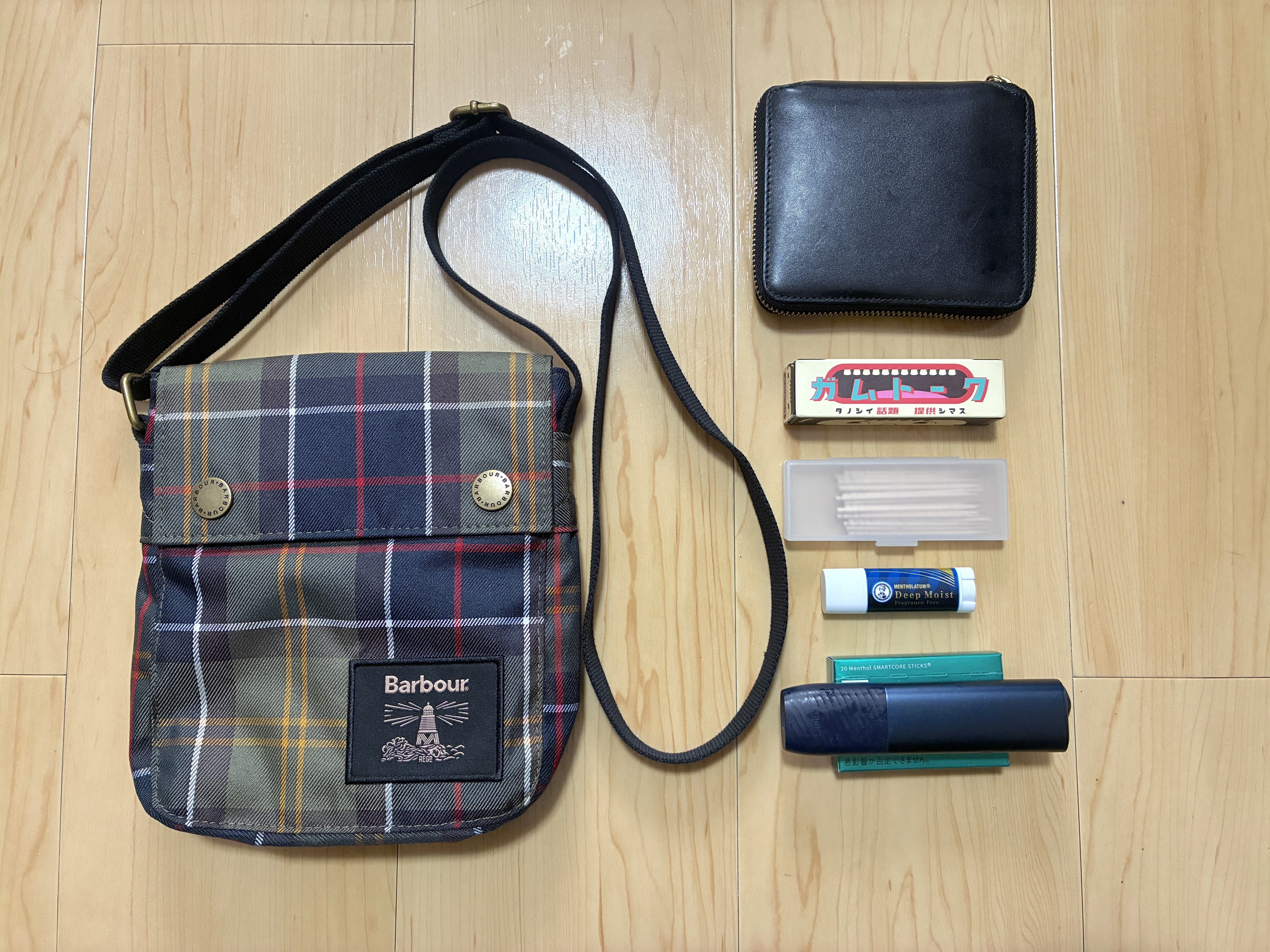 メンズ】バブアーのショルダーバッグを買ったのでコーデ例も添えて