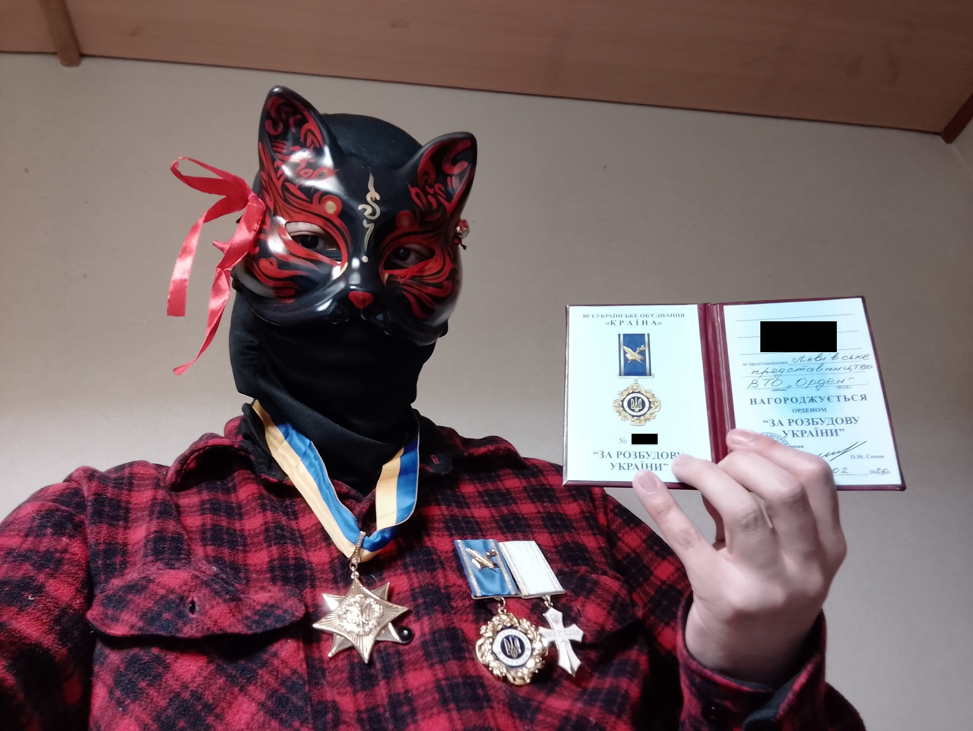 ご報告】素晴らしい誕生日プレゼント 日本人初 ウクライナ発展勲章