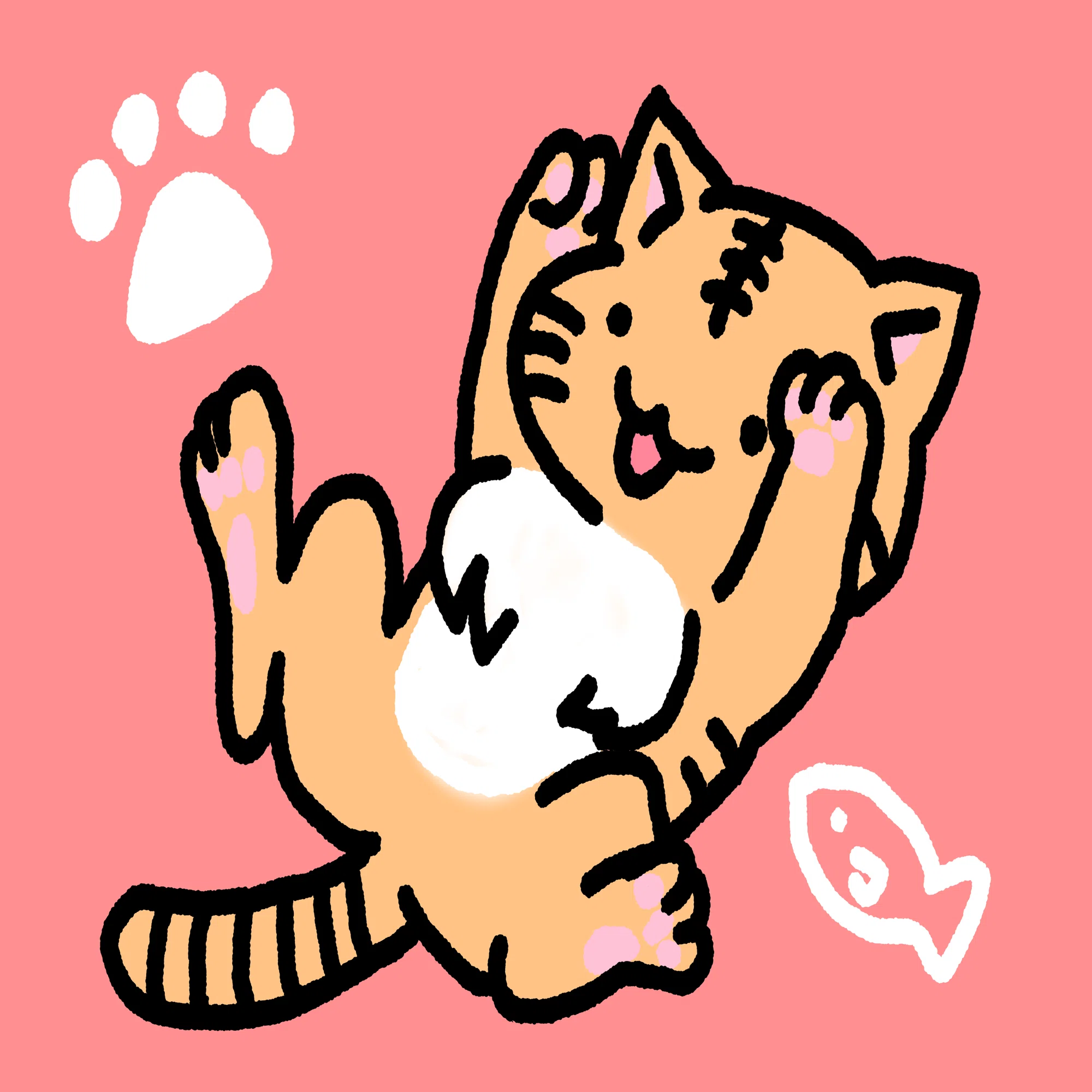利用者さんの作品】猫ちゃんイラスト3枚｜アフターネオ相模大野 | 就労