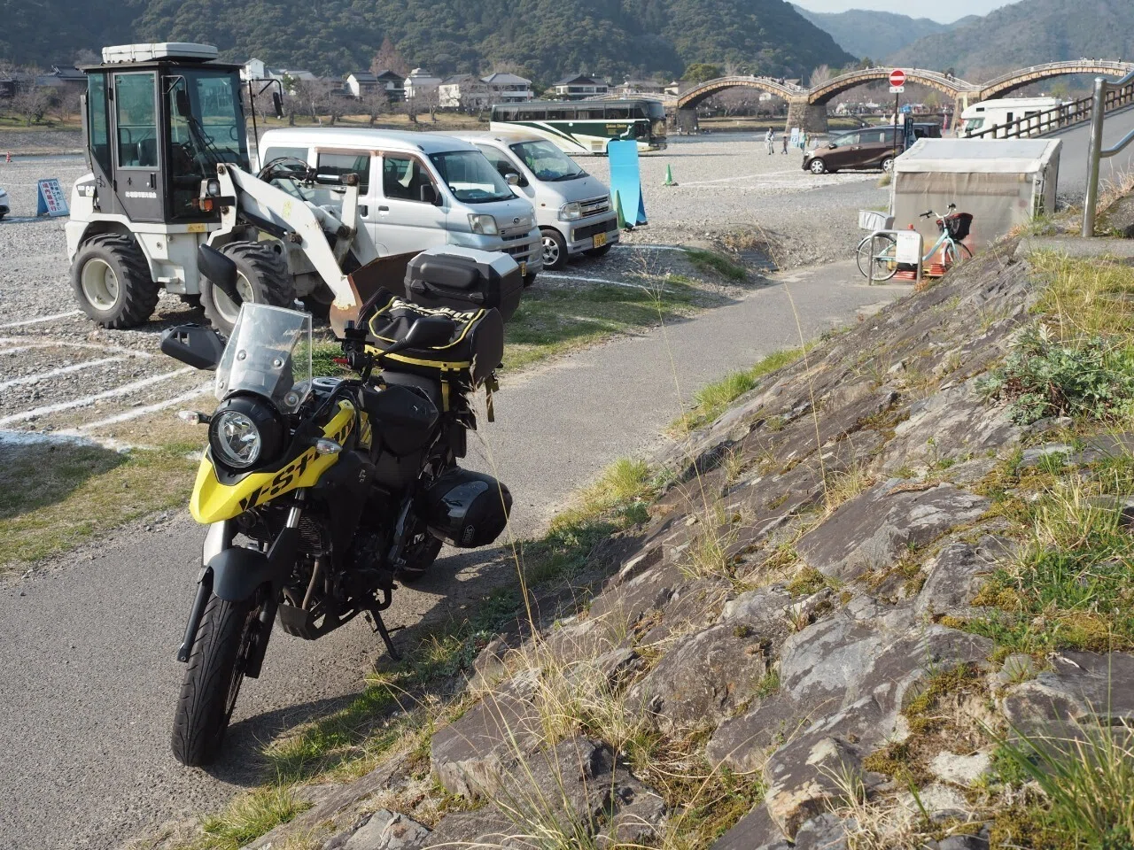 錦 帯 橋 バイク 駐輪場