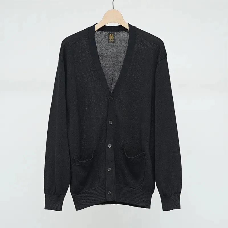 BATONER】職人の手間から生まれるLINEN V NECK CARDIGAN｜THIRTY' THIRTY'