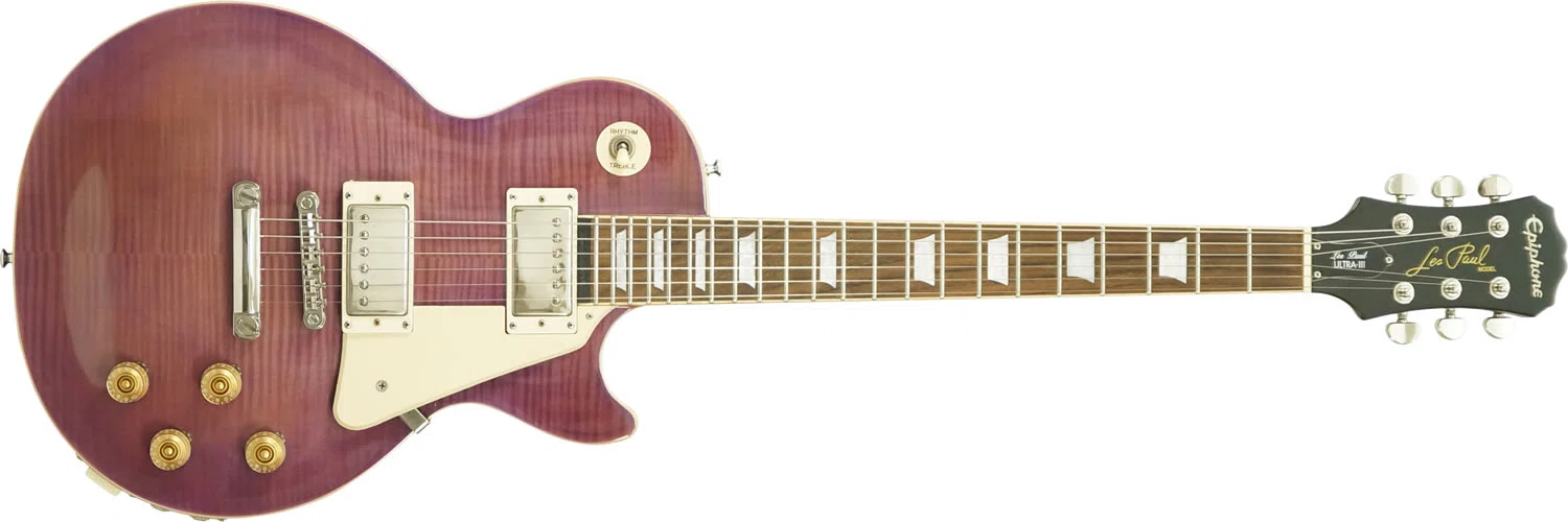 特選中古品！エピフォンによる超多機能レスポール「Les Paul Ultra-III 