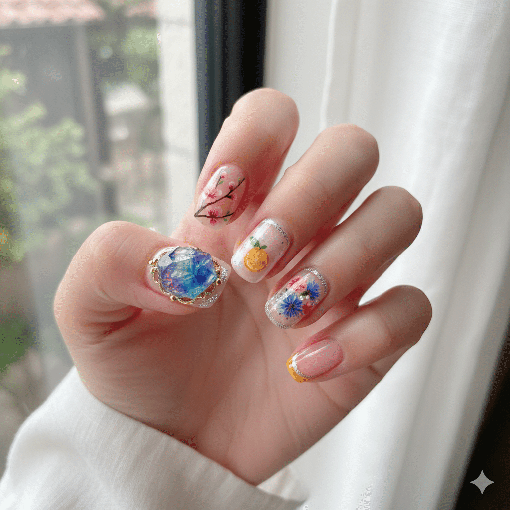 Geminiとだれかの記念日ネイル】#8 2/23~3/1のだれかの記念日ネイルの