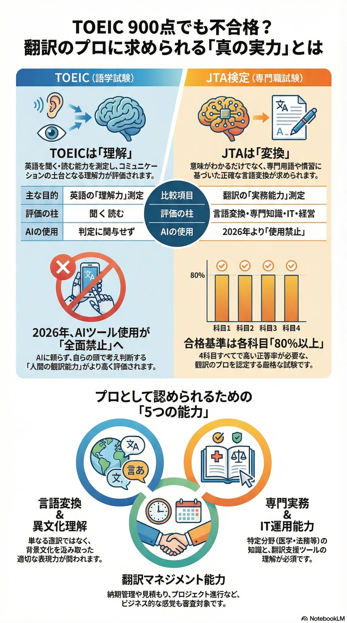 TOEIC900点あっても落ちる？翻訳のプロが明かすJTA検定合格の意外な