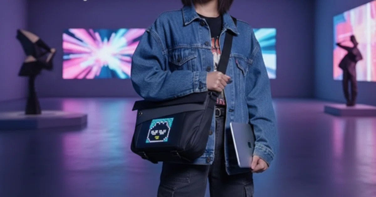 持ち歩くドット絵。Divoom Pixoo Sling Bag-Vという“自己主張する 