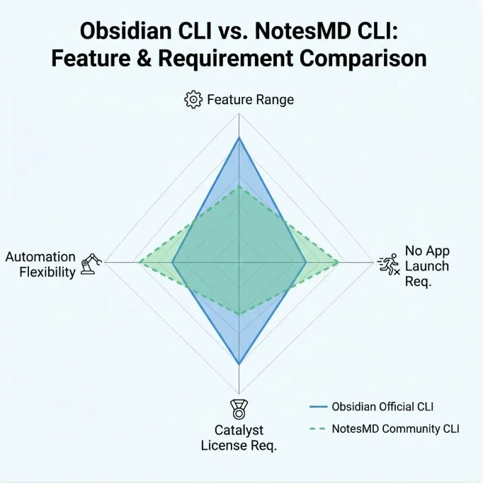 Obsidian CLI入門：公式版とコミュニティ版、どちらを選ぶ？ターミナル自動化の全貌｜エイじー