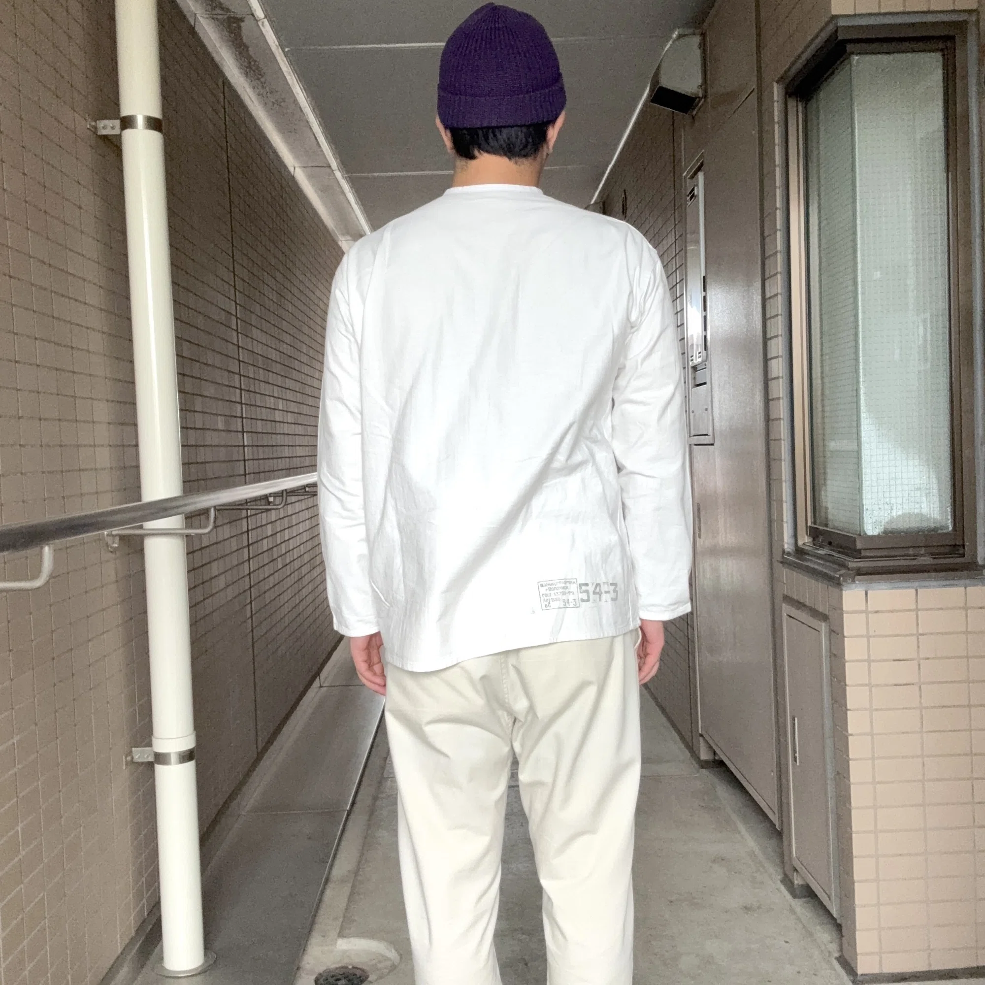 178cm/87kg】ロシア軍 ヘンリーネック スリーピングシャツのサイズ感 