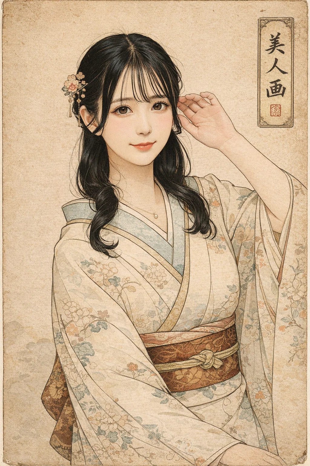 ChatGPTで江戸の美人画を生成をしてみた｜Teru
