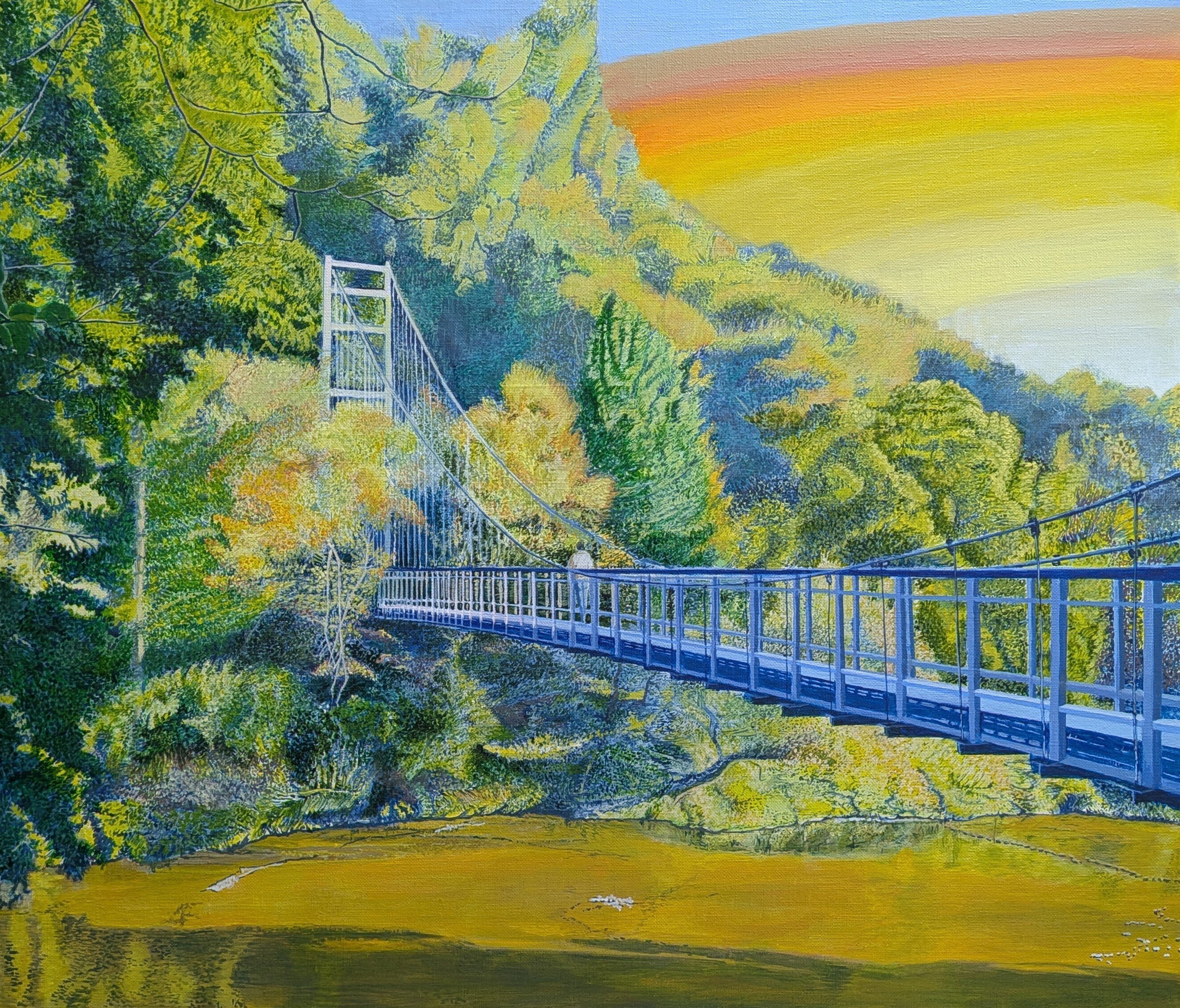 Step64】「架橋」アクリル画｜瑞島 魁祐（みずしま かいゆう）