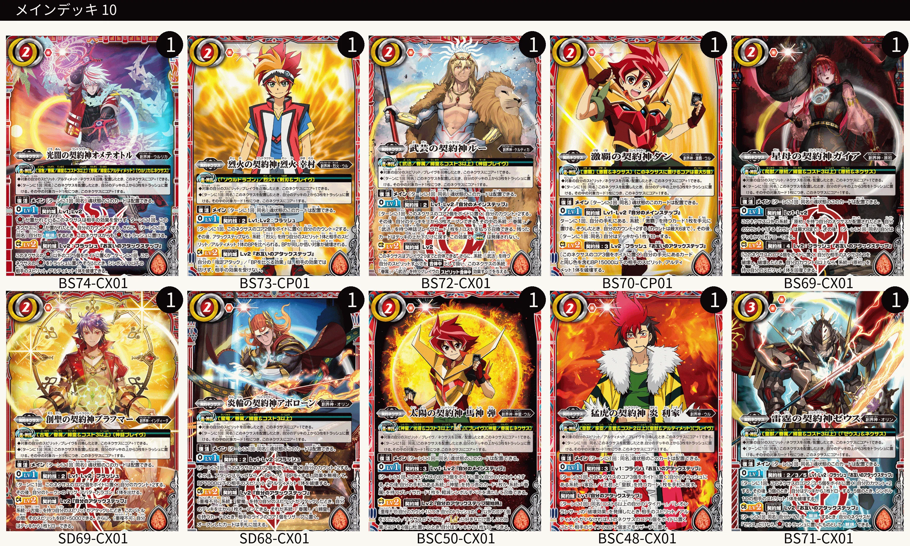 一般バトスピプレイヤー1人による歴代『契約神』最弱決定会議｜よっちゃん