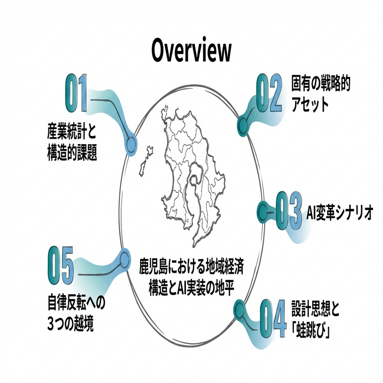 鹿児島における地域経済構造とAI実装の地平｜さと｜SynTo代表