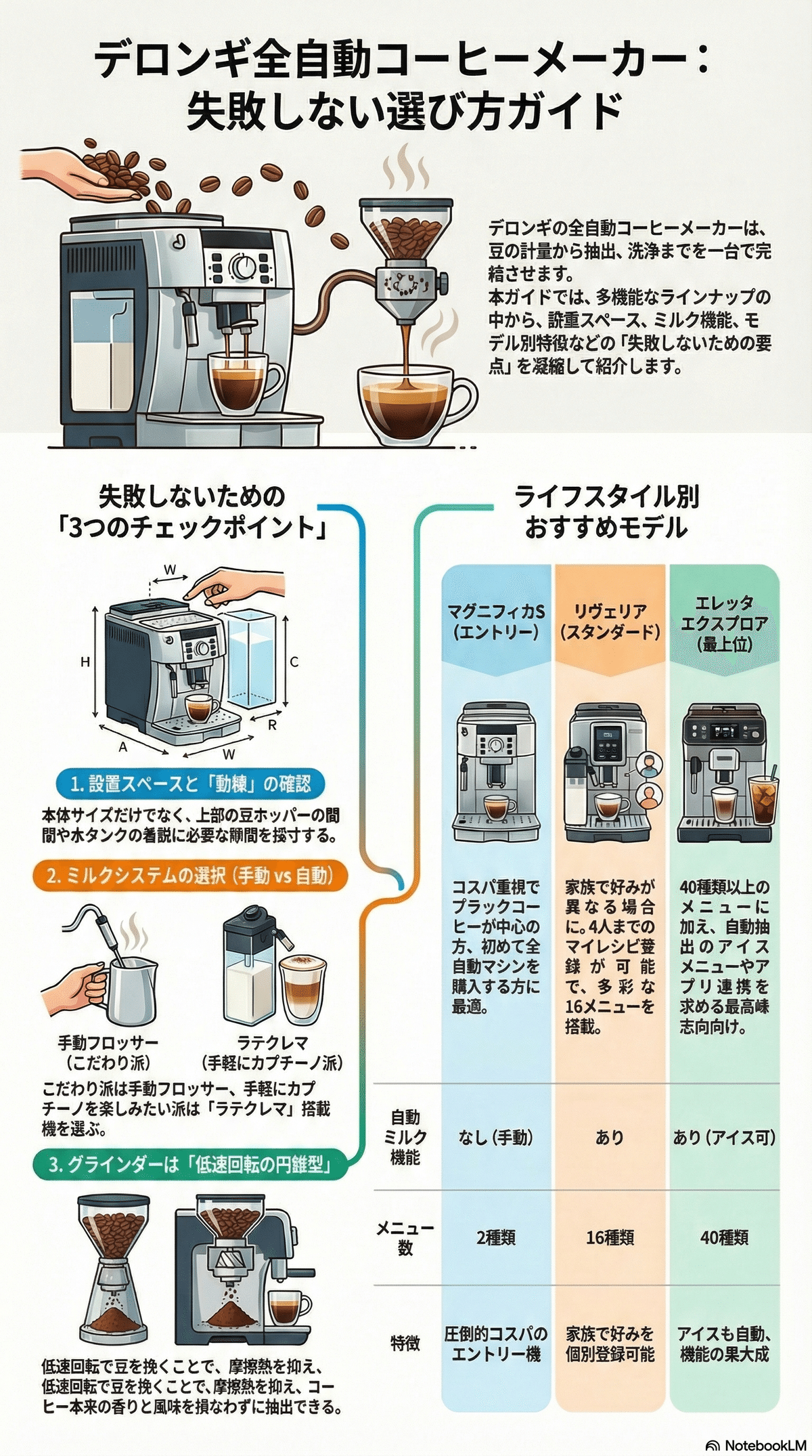 デロンギ全自動コーヒーメーカーの選び方完全ガイド｜失敗しない購入の
