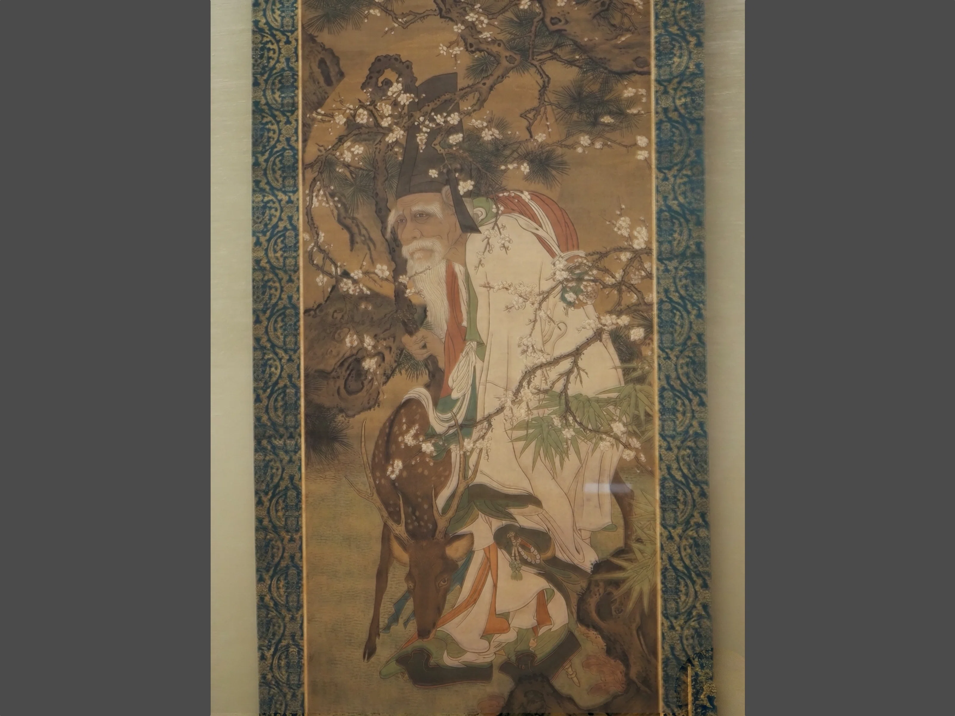 A story about being surprised by a colorful Sesshu painting and